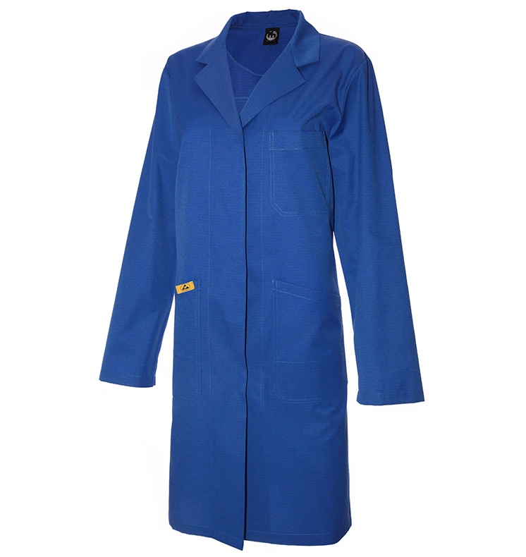 ESD Women's Smock Long-sleeve Blue