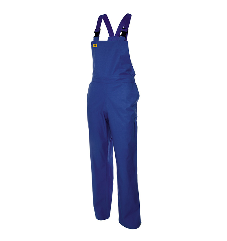 ESD Damen-Latzhose Kobaltblau