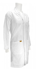 ESD Men's Smock Long-sleeve White